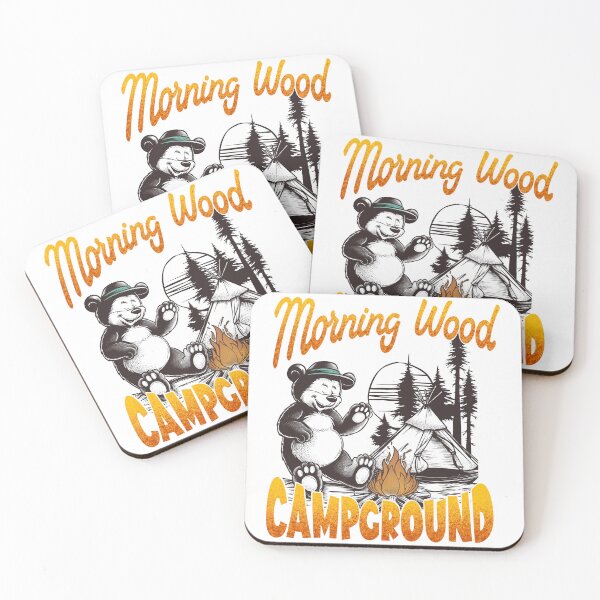 Artikelvorschau, morning wood campground entworfen und verkauft von Natalia Shop.
