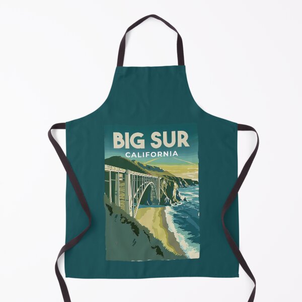 Item preview, A Vintage Travel Illustration of Big Sur - California - US designed and sold by GoodOldVintage.