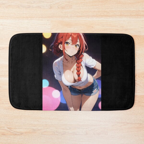 Item preview, Cute Redhead Anime Girl Portrait designed and sold by ByteyCreatives.