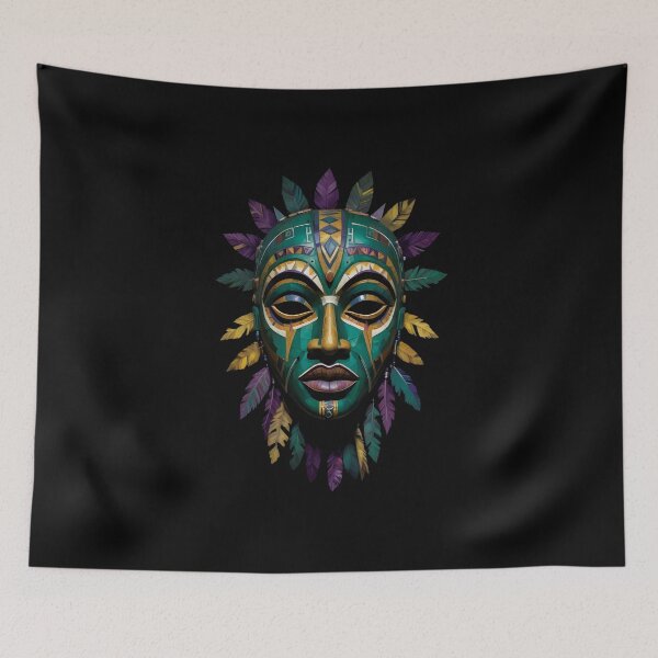 Item preview, An Abstract Cubism-Inspired Design Depicting An Ancient African Mask designed and sold by Adelberton.