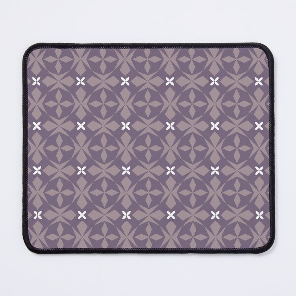 Item preview, Mirrored geometric shapes | mauve and lavender gray designed and sold by colorofmagic.