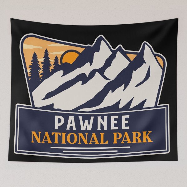 Item preview, Pawnee National Park designed and sold by graphic-map.