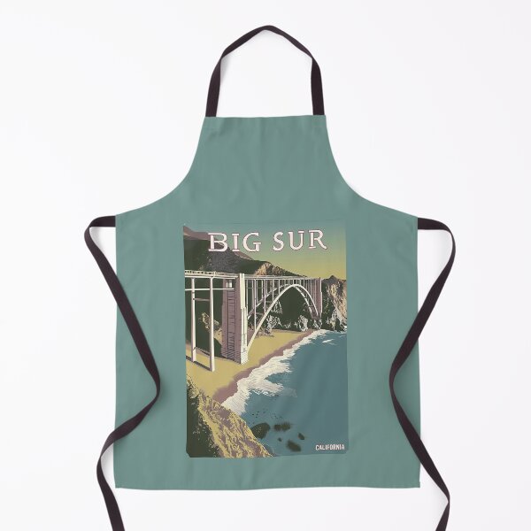 Item preview, A Vintage Travel Illustration of Big Sur - California - US designed and sold by GoodOldVintage.