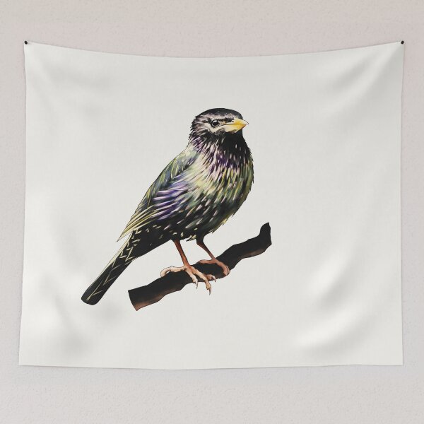 Item preview, Cute little Common Starling designed and sold by Kat-D-Art.