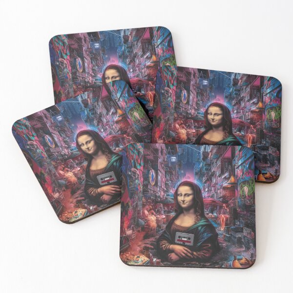 Item preview, Cyberpunk Mona Lisa: A Modern Reimagining designed and sold by DJ-Portable.