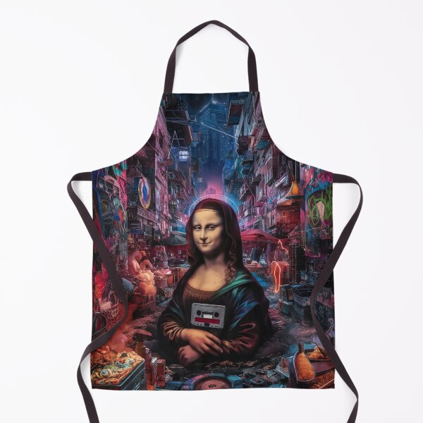 Item preview, Cyberpunk Mona Lisa: A Modern Reimagining designed and sold by DJ-Portable.