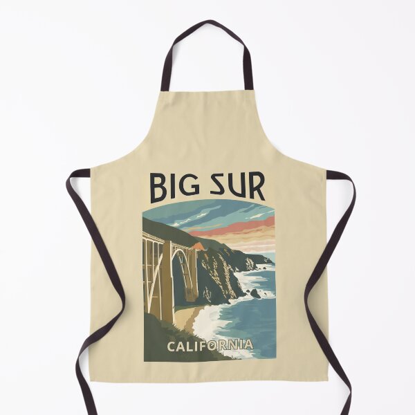 Item preview, A Vintage Travel Illustration of Big Sur - California - US designed and sold by GoodOldVintage.