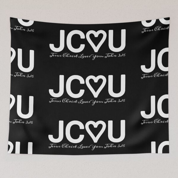 Item preview, JC♡U - Jesus Christ Loves You  designed and sold by Kangaroo Sun.
