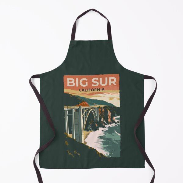 Item preview, A Vintage Travel Illustration of Big Sur - California - US designed and sold by GoodOldVintage.