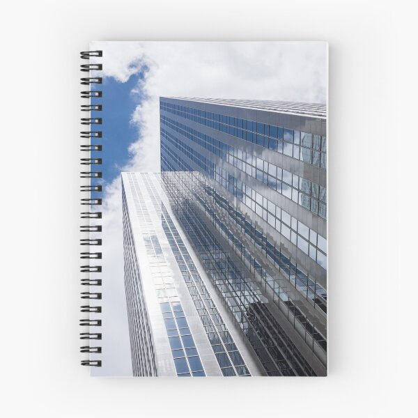 Item preview, Sleek Downtown Toronto Geometry in Blue Grey and White designed and sold by Georgia Mizuleva.