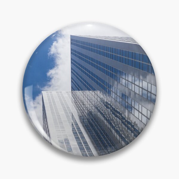 Item preview, Sleek Downtown Toronto Geometry in Blue Grey and White designed and sold by Georgia Mizuleva.