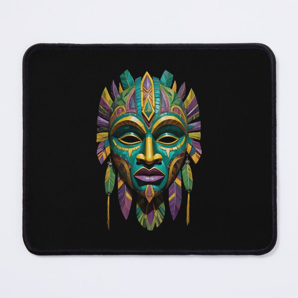 Item preview, An Abstract Cubism-Inspired Design Depicting An Ancient African Mask designed and sold by Adelberton.