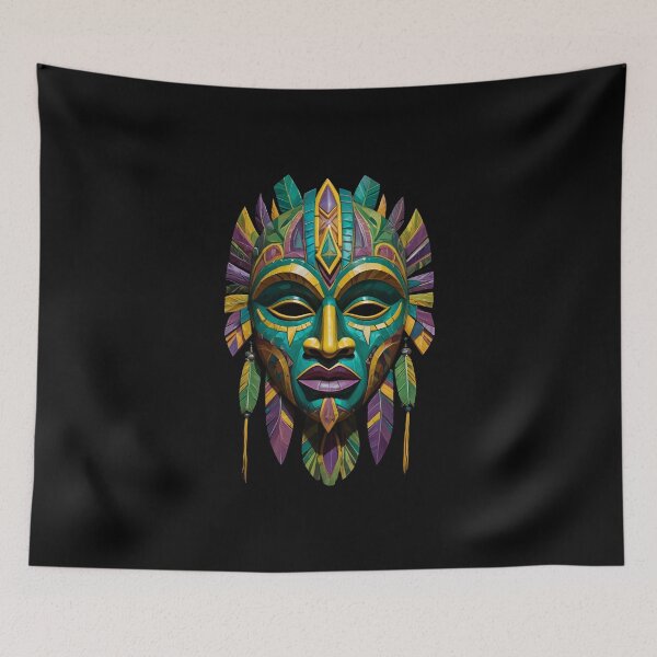 Item preview, An Abstract Cubism-Inspired Design Depicting An Ancient African Mask designed and sold by Adelberton.