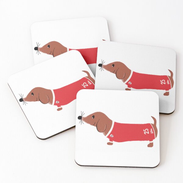Item preview, Austria Jersey Dachshund designed and sold by cupcakiwi.