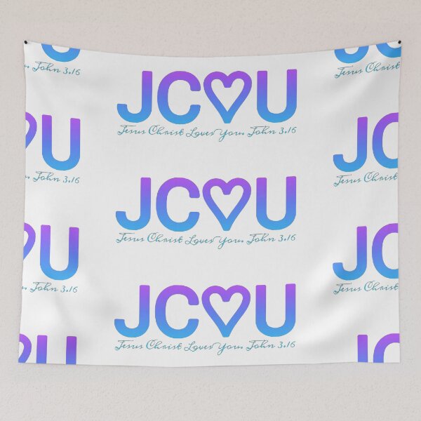 Item preview, JC♡U - Jesus Christ Loves You  designed and sold by Kangaroo Sun.