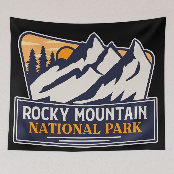 Item preview, Rocky Mountain National Park designed and sold by graphic-map.