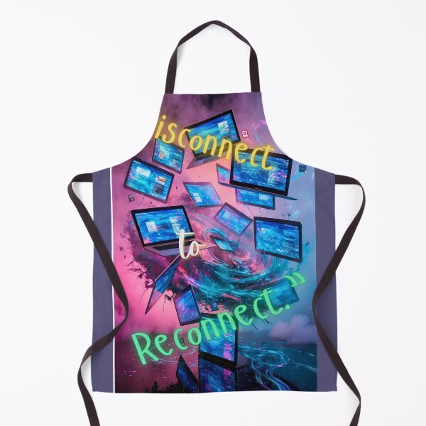Item preview, Disconnect to Reconnect: Neon Digital Detox Poster designed and sold by Frame of Mind .