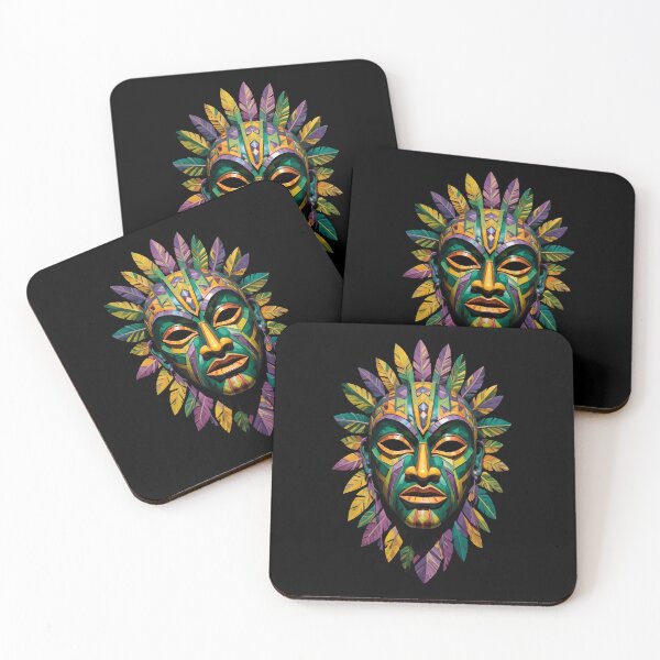Item preview, An Abstract Cubism-Inspired Design Depicting An Ancient African Mask designed and sold by Adelberton.