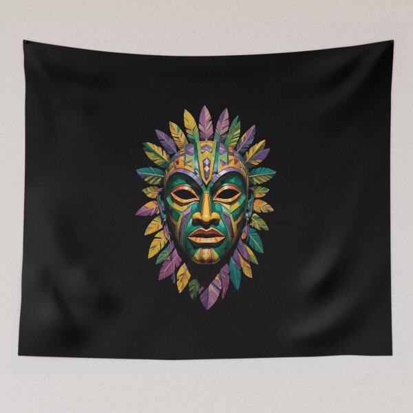 Item preview, An Abstract Cubism-Inspired Design Depicting An Ancient African Mask designed and sold by Adelberton.