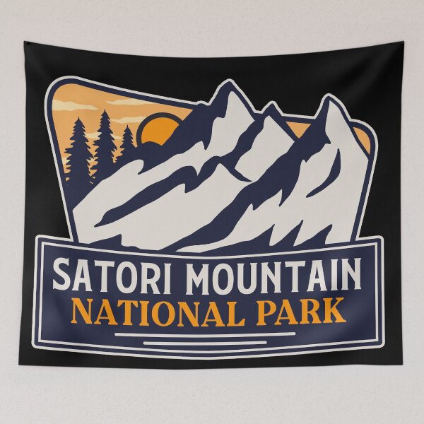 Item preview, Satori Mountain National Park designed and sold by graphic-map.