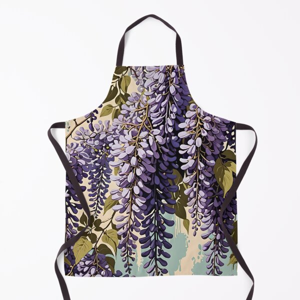 Item preview, Wisteria Retro Style Abstract Cottagecore Art 4 designed and sold by taiche.