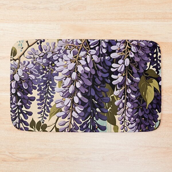 Item preview, Wisteria Retro Style Abstract Cottagecore Art 4 designed and sold by taiche.
