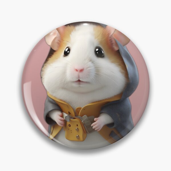 Item preview,  "Whisker Wonderland: Adorable Hamster Delight" designed and sold by StickerFrenzied.