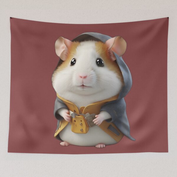 Item preview,  "Whisker Wonderland: Adorable Hamster Delight" designed and sold by StickerFrenzied.