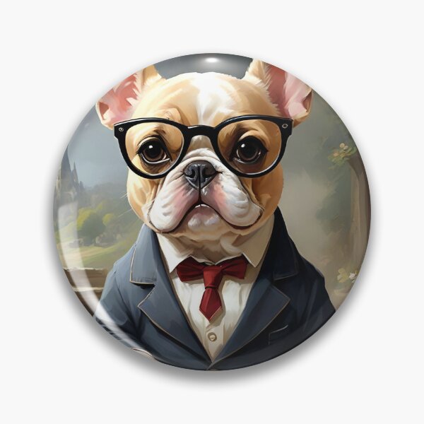 Item preview, Frenchie reading your rights to you designed and sold by Hachiandco.