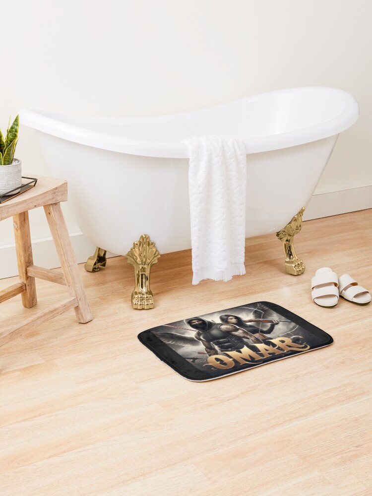Thumbnail 2 of 6, Bath Mat, Omar designed and sold by RaF71PrO.