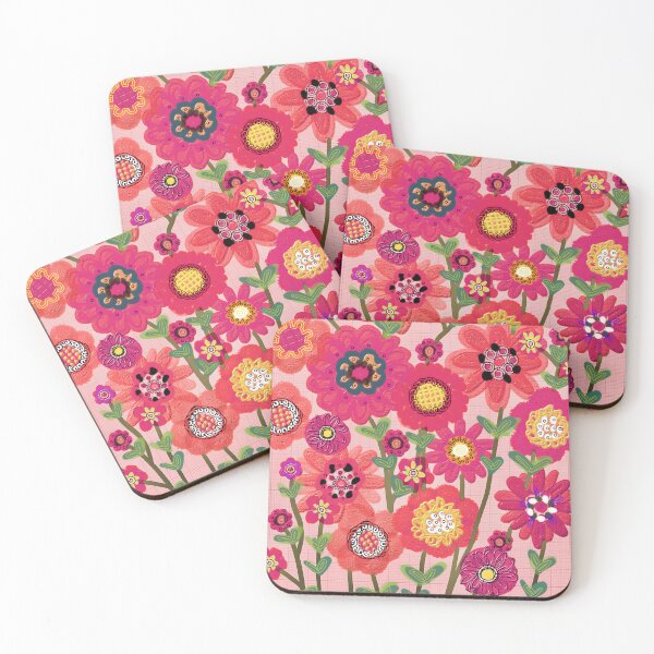 Item preview, Floodle strawberry grid bunch designed and sold by bekki smith.
