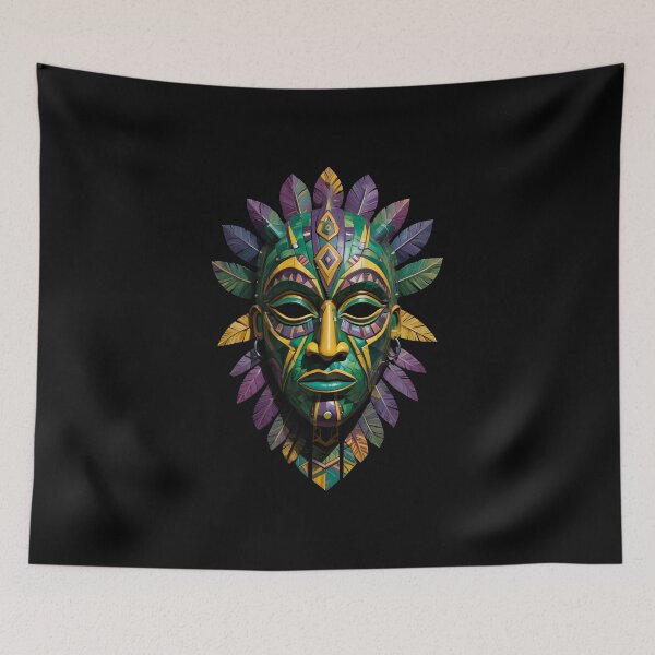 Item preview, An Abstract Cubism-Inspired Design Depicting An Ancient African Mask designed and sold by Adelberton.