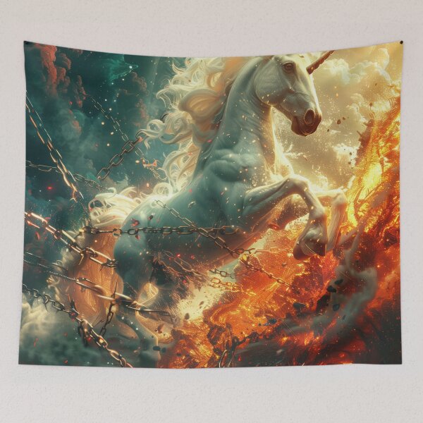 Item preview, Unchained Unicorn Ascends designed and sold by palmyst.