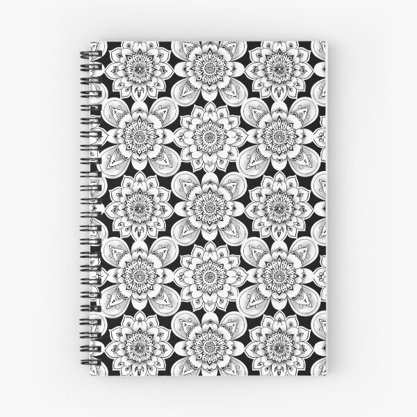 Item preview, Black and white mandala pattern designed and sold by Loop-De-Loop.