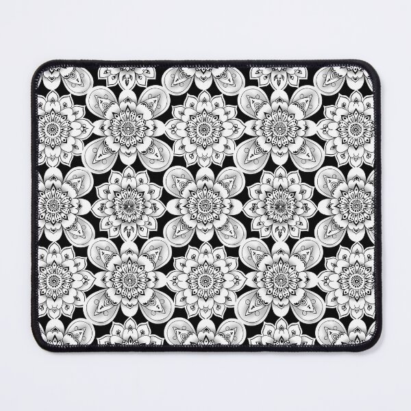Item preview, Black and white mandala pattern designed and sold by Loop-De-Loop.