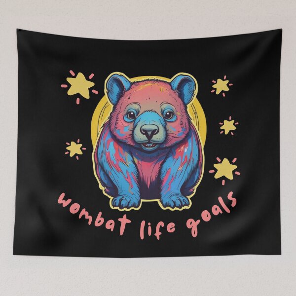 Item preview, Colourful Wombat designed and sold by pUNKnown.