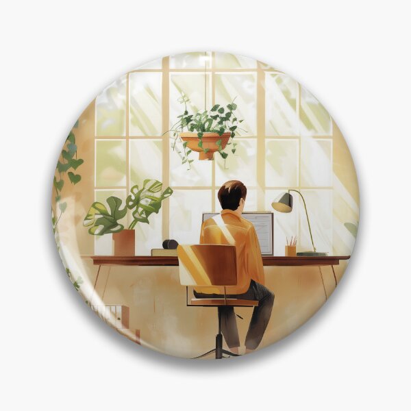 Item preview, Serene Workspace Sanctuary designed and sold by palmyst.