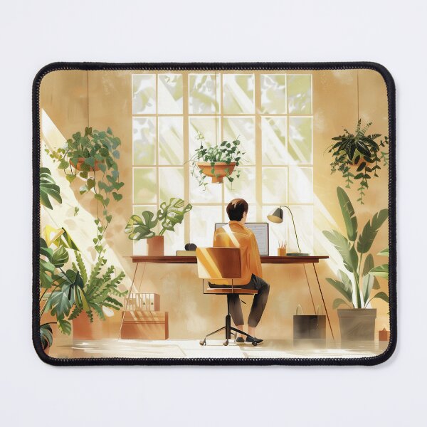 Item preview, Serene Workspace Sanctuary designed and sold by palmyst.
