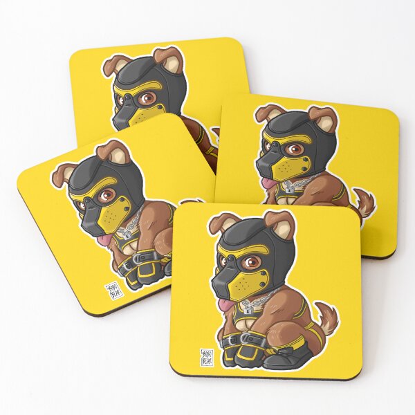 Item preview, PLAYFUL PUPPY - YELLOW MASK - BEARZOO SERIES designed and sold by bobobear.