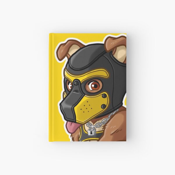 PLAYFUL PUPPY - YELLOW MASK - BEARZOO SERIES Hardcover Journal