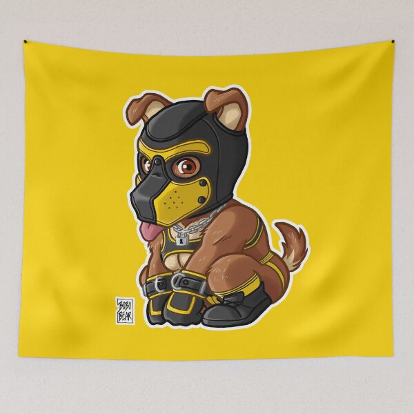 Item preview, PLAYFUL PUPPY - YELLOW MASK - BEARZOO SERIES designed and sold by bobobear.
