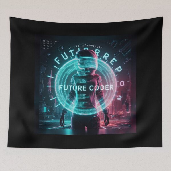 Item preview, Future Coder designed and sold by Trending Art.
