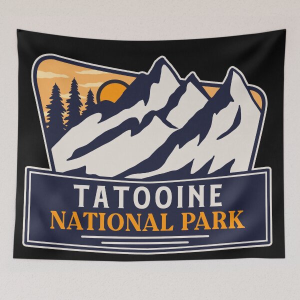 Item preview, Tatooine National Park designed and sold by graphic-map.