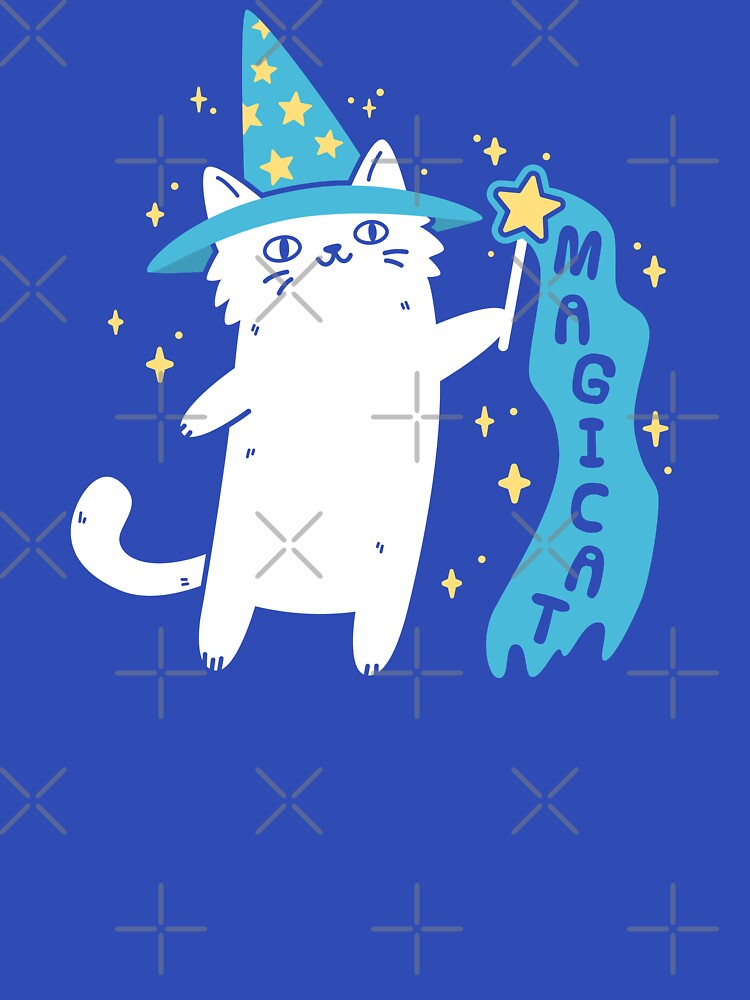 Thumbnail 7 of 7, Classic T-Shirt, Magicat designed and sold by ElectricFangs.