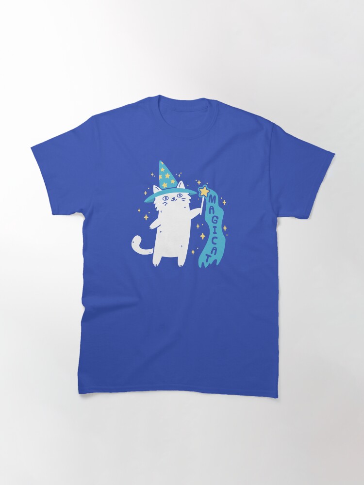 Thumbnail 3 of 7, Classic T-Shirt, Magicat designed and sold by ElectricFangs.