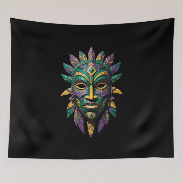 Item preview, An Abstract Cubism-Inspired Design Depicting An Ancient African Mask designed and sold by Adelberton.