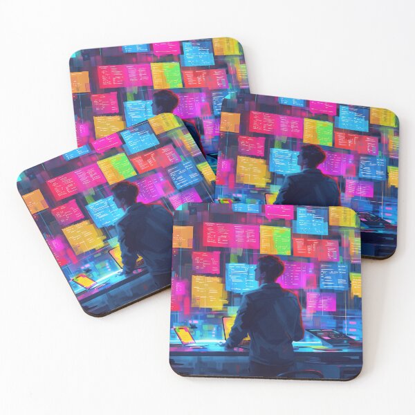 Item preview, Coding in Neon Lights designed and sold by palmyst.