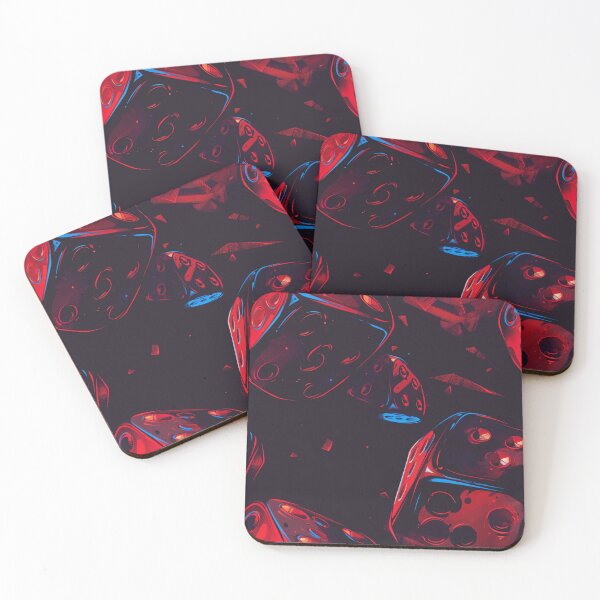 Item preview, Bloodstained Dice Print - Roleplaying designed and sold by Sandeaux Designs.