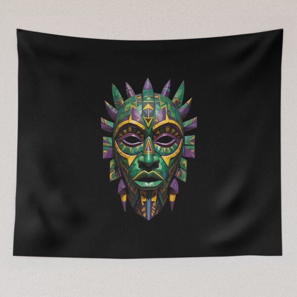 Item preview, An Abstract Cubism-Inspired Design Depicting An Ancient African Mask designed and sold by Adelberton.