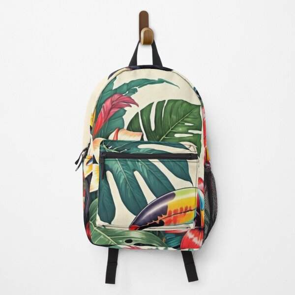 Item preview, Tropical Paradise and Leaves With a Toucan designed and sold by Chonguissa Fashion.